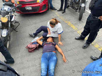 Atropellan a mujer en pleno Cetro Histórico de Tepic - Meridiano.mx