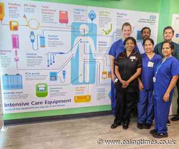Ealing Hospital draws picture of life in intensive care