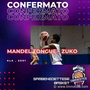 Basket Serie C Gold / L'ala Mandel Adib Tongue Zuko resta alla Sambenedettese ⋆ Ultime notizie Marche e Piceno: Cronaca, Sport, Eventi - TM notizie