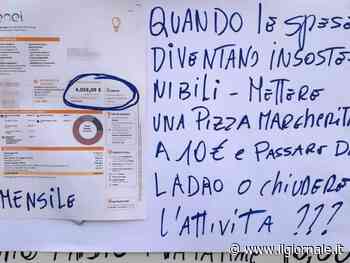 Bolletta da 4 mila euro, il titolare: "Pizza a 10 euro o chiudo?"