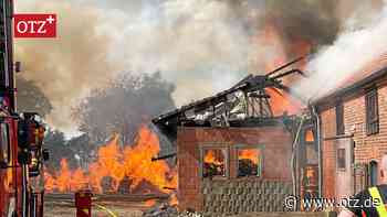 Großbrand eines Vierseitenhofes in Albersdorf – Hoher Schaden und tote Tiere