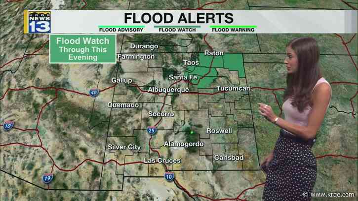 Heavy storms in southern and northern New Mexico