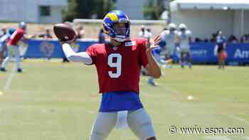 Stafford says elbow 'good,' he's 'right on track'