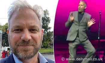 Victoria's Chief Health Officer Brett Sutton dances at Indian Film Festival of Melbourne - Daily Mail