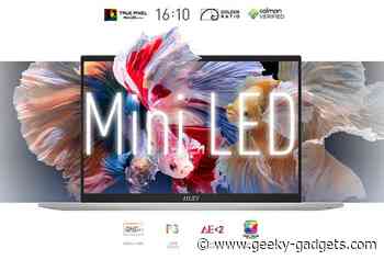 MSI Prestige 16 and 16 EVO mini LED laptops launch