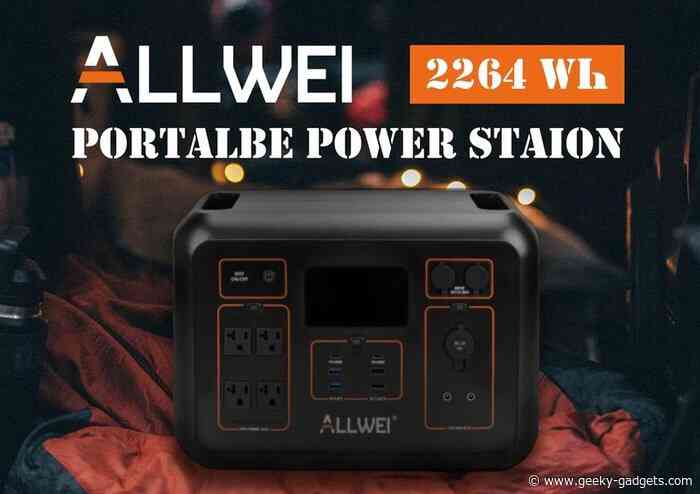 All Wei 2000 Pro 2,264Wh portable power station