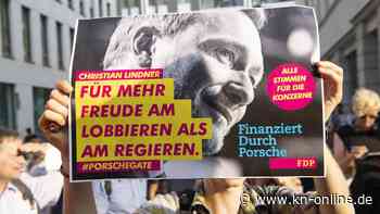 Demonstranten fordern Rücktritt von „Porscheminister“ Lindner