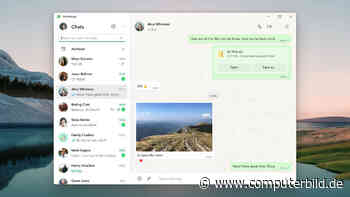 Jetzt erhältlich: Neue WhatsApp-Desktop-Version - COMPUTER BILD - COMPUTER BILD