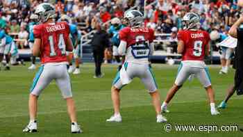 Best of Wednesday at NFL training camps: Panthers and Patriots scuffle again in joint practice