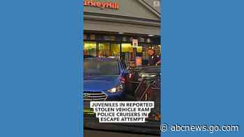 WATCH:  Cornered vehicle makes unsuccessful escape in Ohio