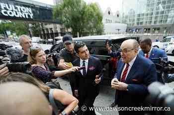 Giuliani faces grand jury in Georgia 2020 election probe - Dawson Creek Mirror