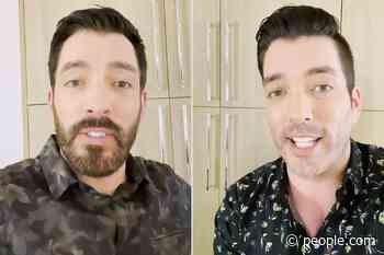 Property Brothers Jonathan and Drew Scott Roast Each Other in Viral 'Passing the Phone' Challenge - PEOPLE