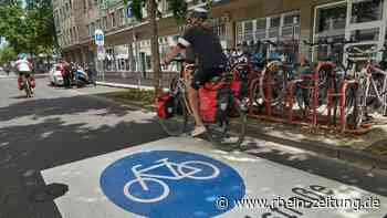 Stadt reagiert auf falsch fahrende Autos: Mehr Schilder für Koblenzer Fahrradstraße - Rhein-Zeitung
