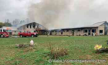 Fire razes Northern Lights Equine near Smiths Falls - Ottawa Valley News