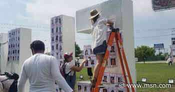 Con fotografías de desaparecidos 'tapizan' letras monumentales de Ciudad Mante - MSN