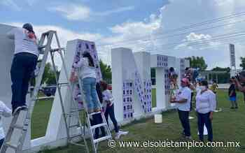 Cubren letras turísticas de Ciudad Mante con fotos de desaparecidos - El Sol de Tampico