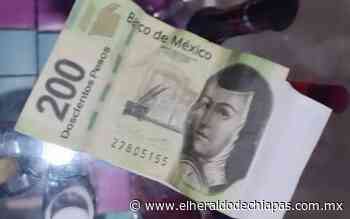 Con billetes falsos han estafado a comerciantes de Huixtla - El Heraldo de Chiapas