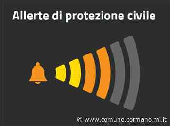 Allerta meteo Protezione Civile Lombardia (ARANCIONE - moderata) - Comune di Cormano