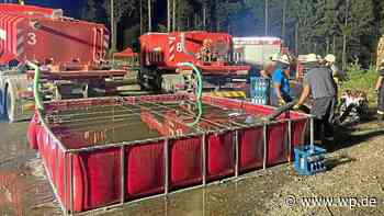 Waldbrand in Hessen: Siegen-Wittgensteiner Retter im Einsatz - WP News