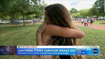 'I died and came back': Survivor gives first interview since WH lightning strike
