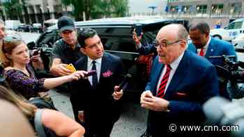 Rudy Giuliani, a target in Atlanta probe into Trump 2020 election subversion scheme, appears before grand jury
