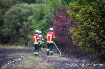 Meschenbach - Brandherde neben B 4 verursachen Großeinsatz - Neue Presse Coburg