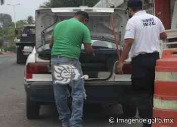En Coatzintla, hombre conducía taxi en estado de ebriedad - Imagen del Golfo
