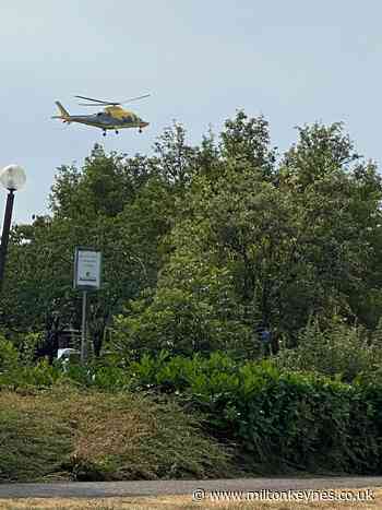 Air ambulance spotted looking for landing spot in Milton Keynes park - Milton Keynes Citizen