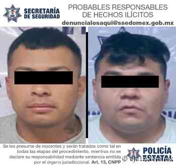 En Ixtapaluca son capturados dos hombres por su posible participación en delitos contra la salud - Eje19