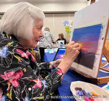 Art in mind's eye for blind painter - Australian Seniors News