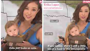 Meteorologist mom brings her baby to work when childcare falls through—and it's EVERYTHING - Motherly Inc.