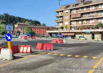 A Luino prende il via la sperimentazione della rotatoria tra via Dante e via Don Folli - varesenews.it