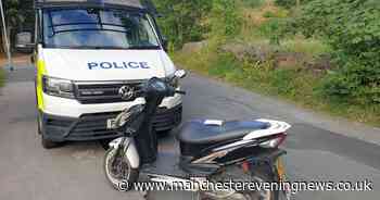Runaway moped caught by police found with '30 bags of drugs'