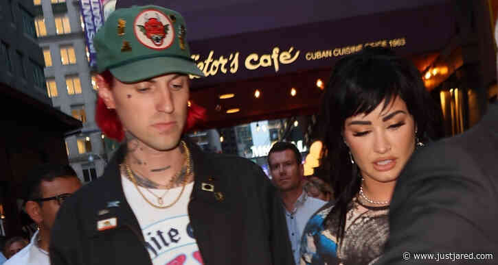 Demi Lovato Steps Out Dinner Date with New Boyfriend Jutes in NYC