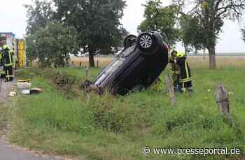 POL-PB: Seniorin bei Alleinunfall schwerverletzt