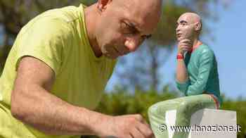 Lo street artist Giovanni da Monreale e "Il Pensatore" pop - LA NAZIONE