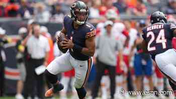 Putting one foot in front of the other: How the Chicago Bears are positioning QB Justin Fields to succeed