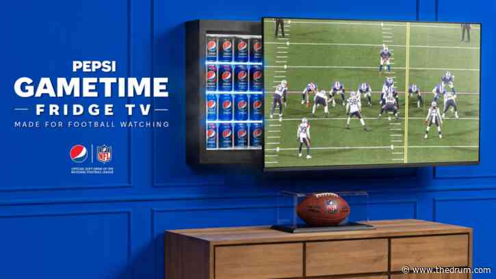 Pepsi debuts ‘gametime fridge TV’ in time for football season