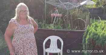 Disabled widow living in 'war zone' after being told she must fill in garden pond