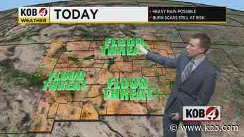 Brandon Richards: Localized rain Thursday before widespread monsoon conditions return - KOB 4