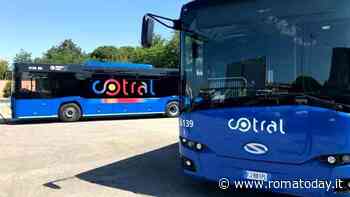 Prende a schiaffi il conducente del Cotral e danneggia un autobus