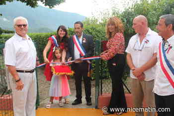 Inauguration du jardin d’enfants dans le village de la Tinée