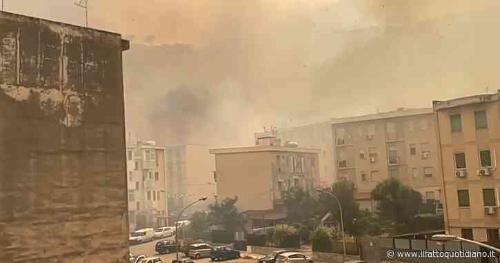 Incendi a Palermo, fiamme nel quartiere Borgo Nuovo: le case avvolte dal fumo e dai detriti. Le immagini impressionanti