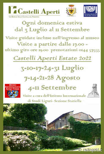 Domenica 21 agosto ad Acqui Terme visite aperte al castello - Radio Gold
