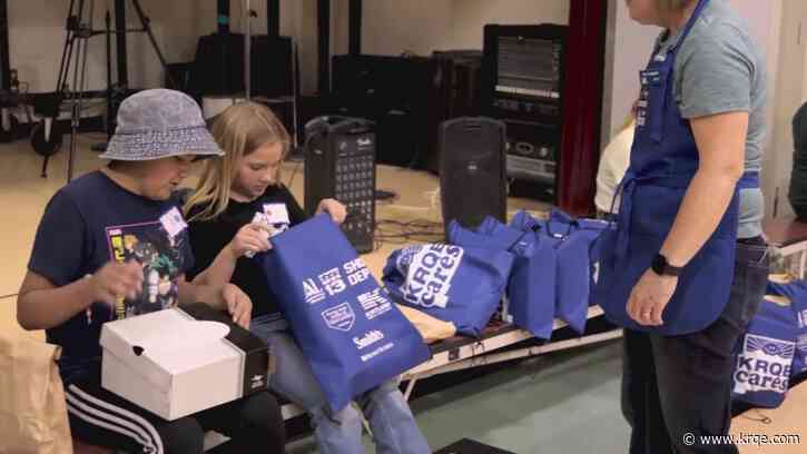 KRQE Cares Shoes for Kids: Hosting phone bank