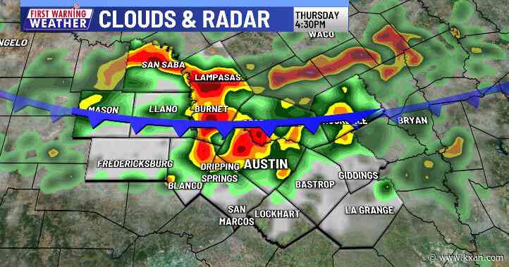 LIVE: Storms developing; heavy rain will spread southward