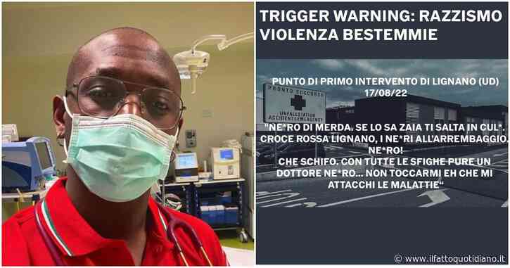 “Che schifo un dottore nero, se lo sa Zaia…mi viene da vomitare”: medico di Lignano aggredito da un paziente. La denuncia-audio sui social