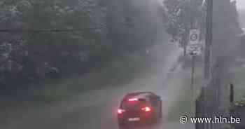 VIDEO. Zondvloed zorgt voor waterellende in Broekstraat - Het Laatste Nieuws