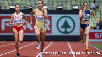 Sprinterin Burghardt rennt über 200 Meter ins Finale