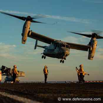 Marine Ospreys Still Flying, Despite AFSOC Stand Down